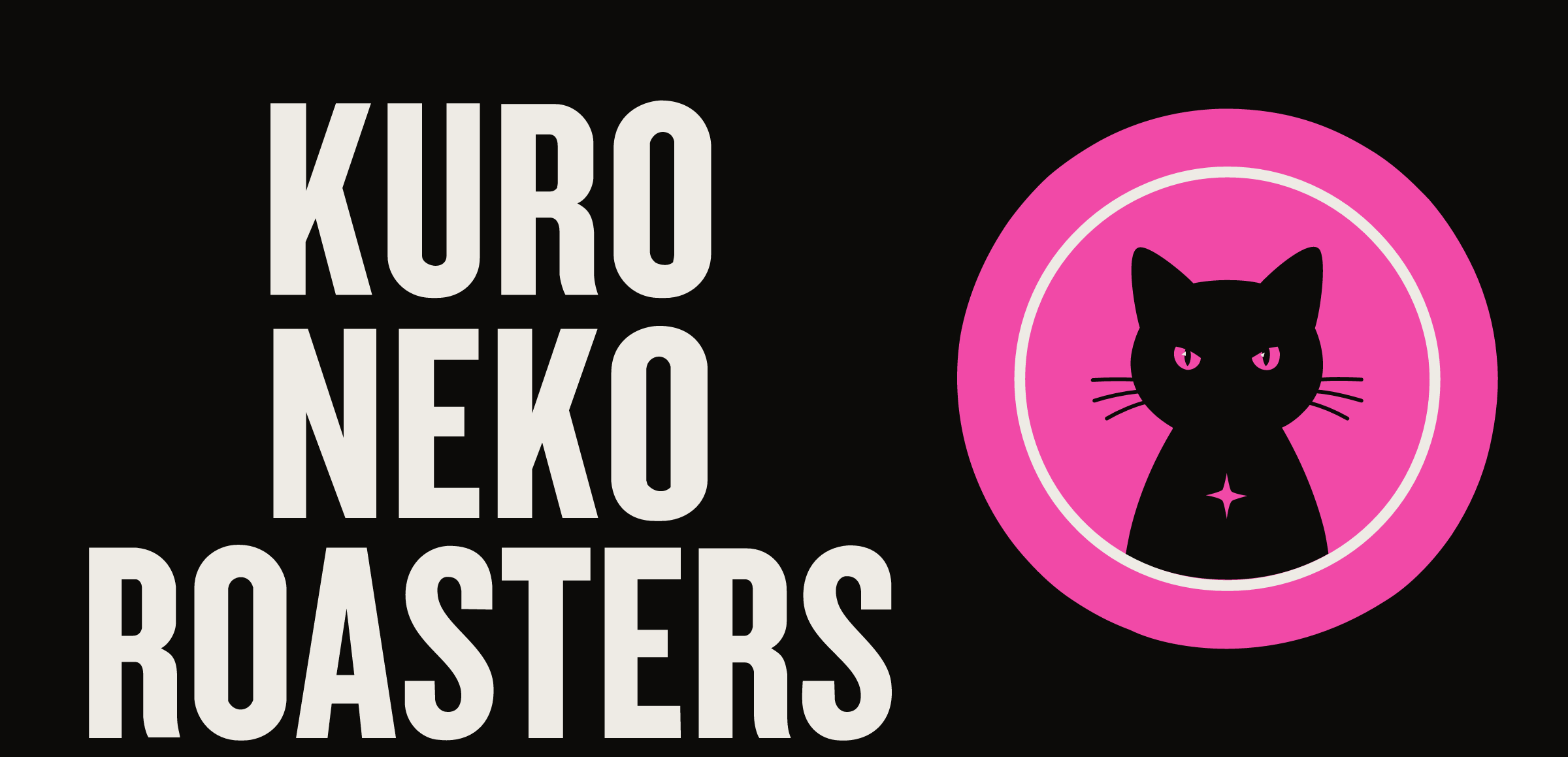 Locked stack: KURO over NEKO, ROASTERS small and wide