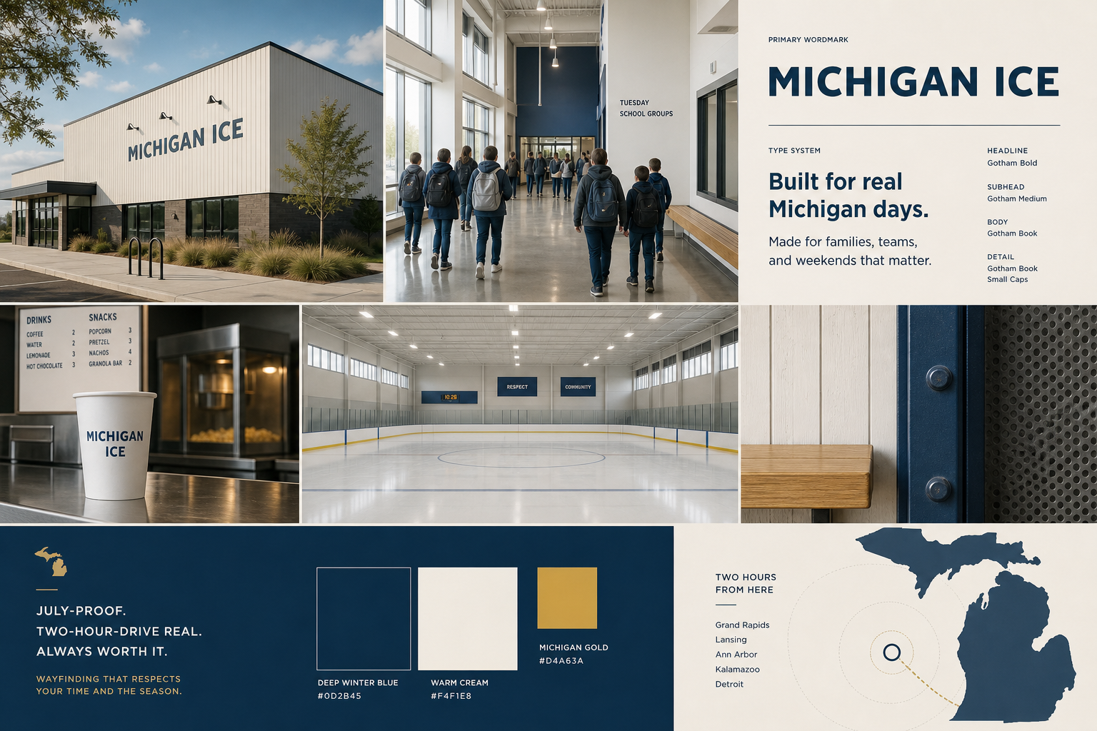 Quiet generation: civic navy and a Michigan map