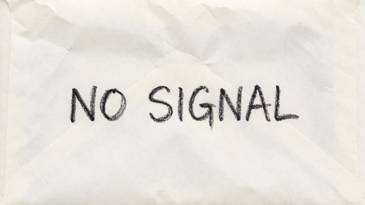 no-signal mark