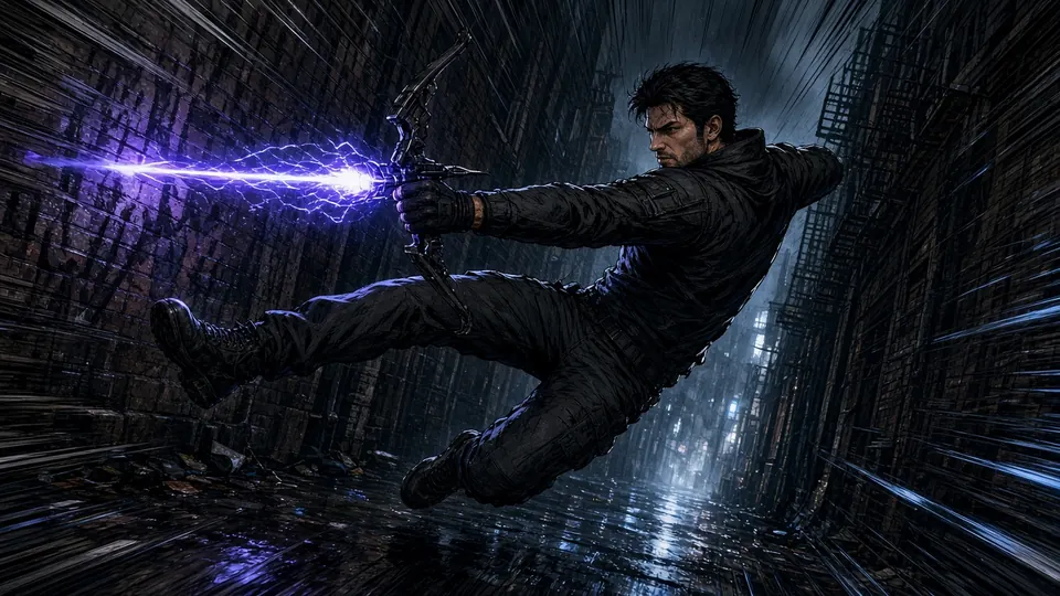 Comic action Action pose character example