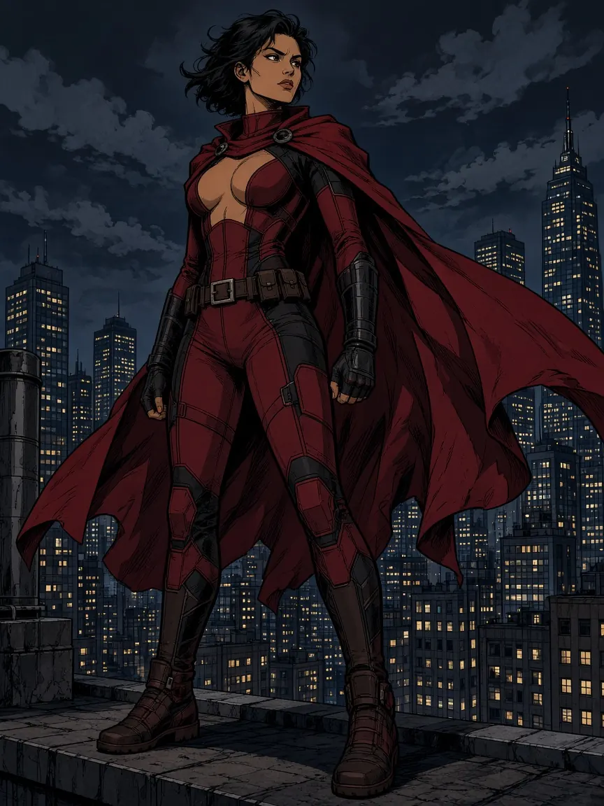 Superhero Full body character example